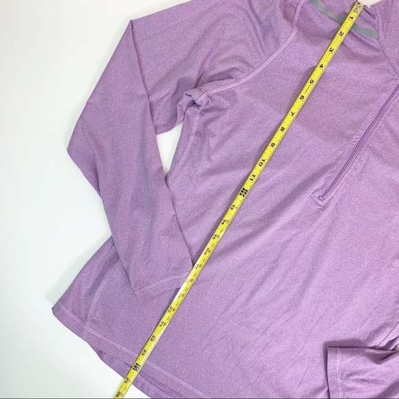 Champion zip front long sleeve violet pullover L - Picture 4 of 8